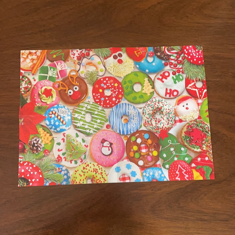 1,000 piece Christmas Donuts puzzle
